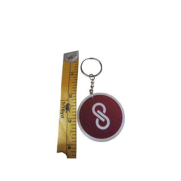 Handmade Unique Upcycled Posh Keychain - Picture 10 of 15